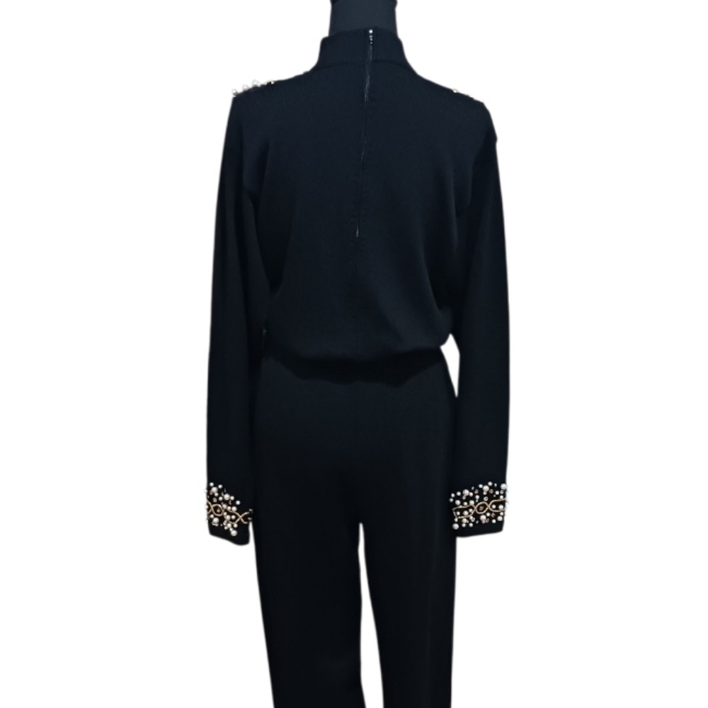 VTG Antonella Preve Embellished Sweater Jumpsuit - Picture 4 of 14